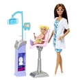 thumbnail image 1 of Barbie Careers Playset, Dentist with Blonde Doctor Fashion Doll, 1 Toddler Small Doll, Furniture & Accessories, 1 of 5
