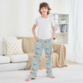 thumbnail image 6 of Cute Cartoon Marine Life Pajama Pants Soft and Lightweight Elastic Waistband Pajama Pants, 6 of 8