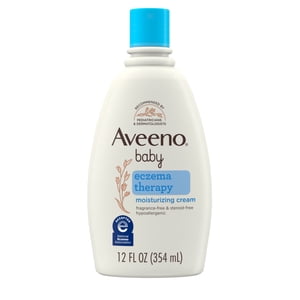 Aveeno Baby Eczema Therapy Moisturizing Cream, 12 oz