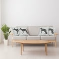 thumbnail image 4 of Ambesonne Saying Throw Pillow Cover 4 Pack, German Shepherd Dog Doodle, 24", Pale Grey Black White, 4 of 7