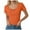Orange, variant on GEWSEY Women's 2025 Spring Fall Long Sleeve Henley T Shirts Button Ribbed Knit Slim Fit Casual Basic Tops Blouse Orange, L