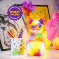 thumbnail image 4 of Kit de lámparas Paint Your Own Cat LAOESE con material de arte para niños de 6 a 12 años, 4 of 6