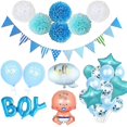 thumbnail image 1 of Conjuntos decorativos para niños y niñas Suministros de regalo para fiestas de cumpleaños, 1 of 2