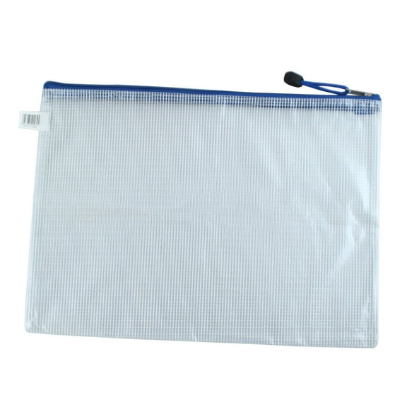 Unique Bargains Zipper File Folder Document Bag with Waterproof Net