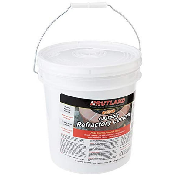 Rutland Products 25 lbs Castable Refractory Cement, Taupe