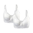 thumbnail image 1 of INSPIRE CHIC Women's Plus Size Full Coverage Padded Floral Underwired Bra, 1 of 6