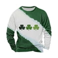 thumbnail image 2 of Ceisia men's Loose Fit Crew Neck Long Sleeve Waffle Knit Top for Holiday Casual Wear Green XL Gifts, 2 of 3