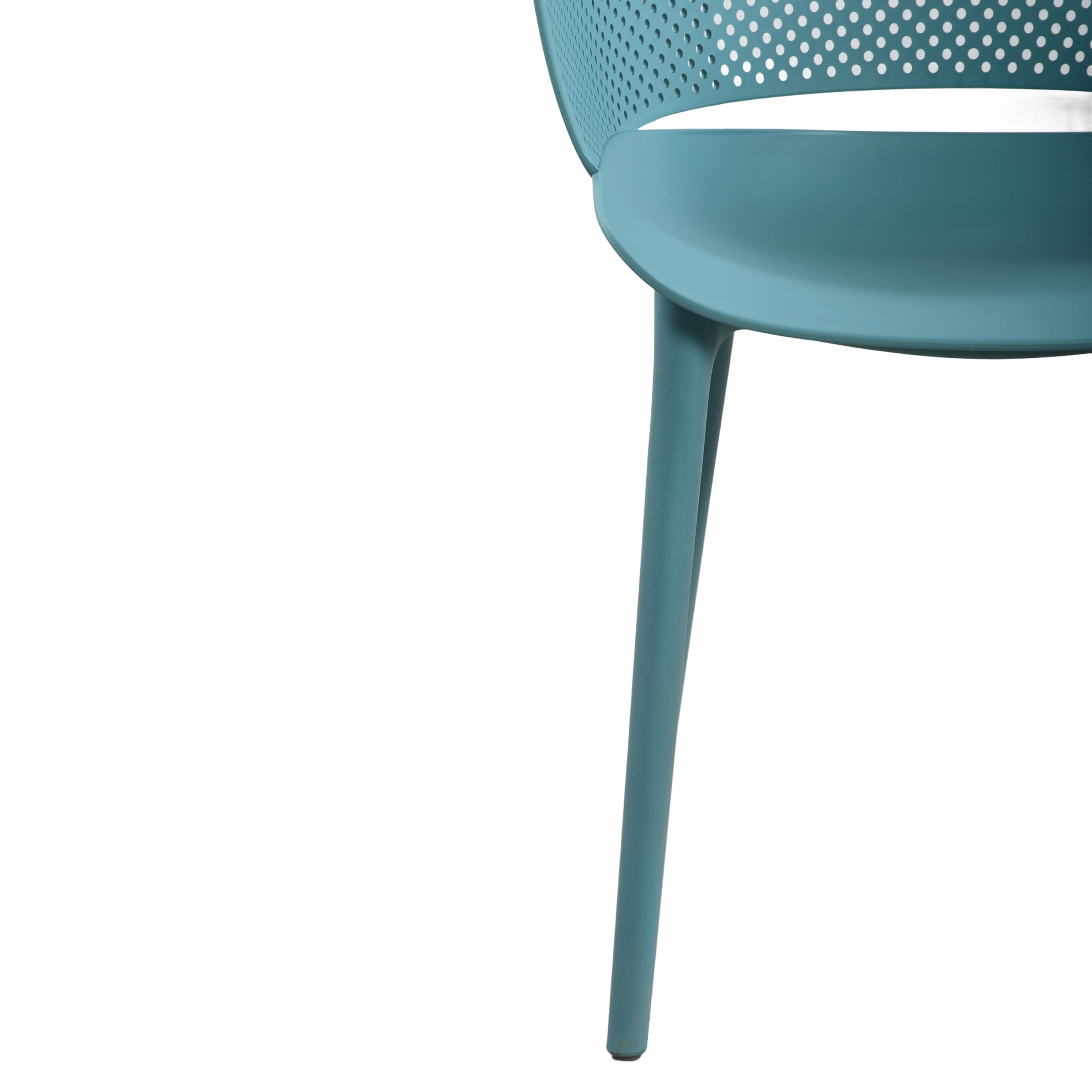 Christopher Knight Home 3-Piece Outdoor Bistro Set, Plastic Table and Round Back Chairs, Sky Blue