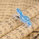thumbnail image 4 of Clip de papel de plástico Wdftyju para notas musicales color azul, 4 of 7