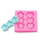 thumbnail image 3 of Bewildely Fondant Mousse pastel molde estrella corazón decoración molde postre Sugarcraft moldes galletas decorativas para cocina panadería Herramientas y accesorios para hornear, 3 of 6