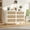 White, variant on Homhougo Rattan 6 Drawer Dresser for Bedroom, Large Double Dresser with Deep Drawers, Chest of Drawers for Closet with Wide Top, Long Wooden Dresser for Living Room, Hallway, Kids Room, White