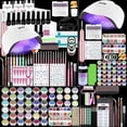 thumbnail image 1 of Kit de uñas acrílicas Klemon con taladro, luz UV y herramientas de decoración, 1 of 7