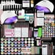 thumbnail image 1 of Kit de uñas acrílicas Klemon con taladro, luz UV y herramientas de decoración, 1 of 7