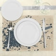 thumbnail image 3 of Ambesonne Music Place Mats Set of 4, Acoustic Guitar Notes, Standard Size, Beige Dark Blue, 3 of 6