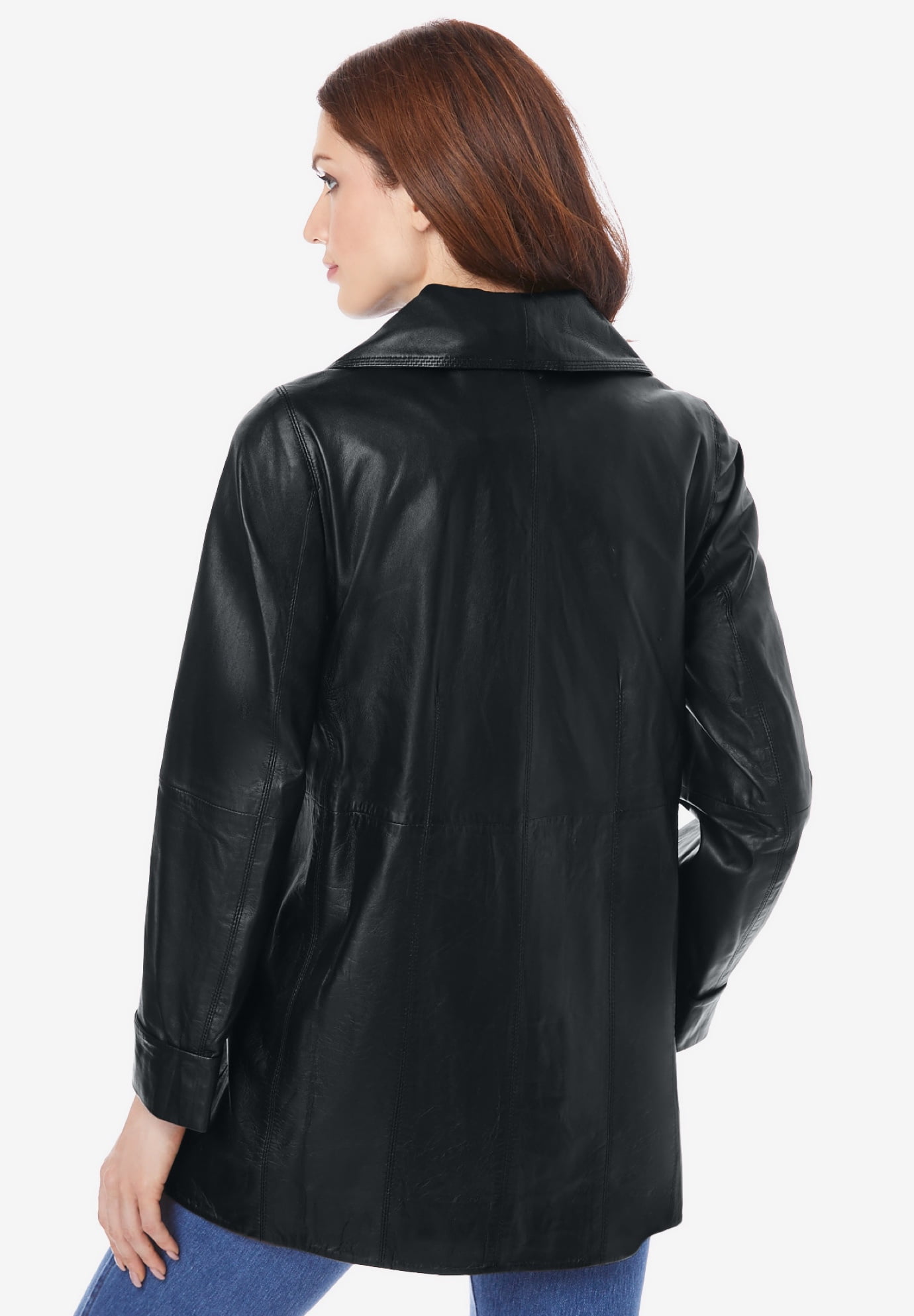 Roamans leather sales coats