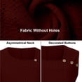 thumbnail image 4 of Camisetas de Cuello en V de las Mujeres sin Mangas Sólido Casual de Verano Camiseta de Poliéster Suave, Camisetas Básicas de Cuello en V de las Mujeres para la Capa de la Fiesta Diaria, 4 of 9
