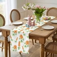 thumbnail image 4 of Easter Carrot Table Runner 72 Inches Long for Kitchen Dining, Spring Watercolor Modern Art Dresser Scarf Farmhouse, Dining Table Decorations for Wedding/Parties, 16 x 72 In, 4 of 8