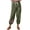 Army Green, variant on hulanddfd Womens Printed Pants Womens Solid Color High Waist Drawstring Pocket Casual Long Home Work Daily