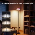 thumbnail image 4 of Govee Floor Lamp RGBIC Ripple Projector Modern Style - LED, Dimmable, 1000lm, White, 4 of 12