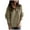 Khaki, variant on Mgmyaa Women's Zipper Detail V-Neck Knit Sweater Solid Long Sleeve Casual Pullover Top Fashion Winter Warm Layering Piece