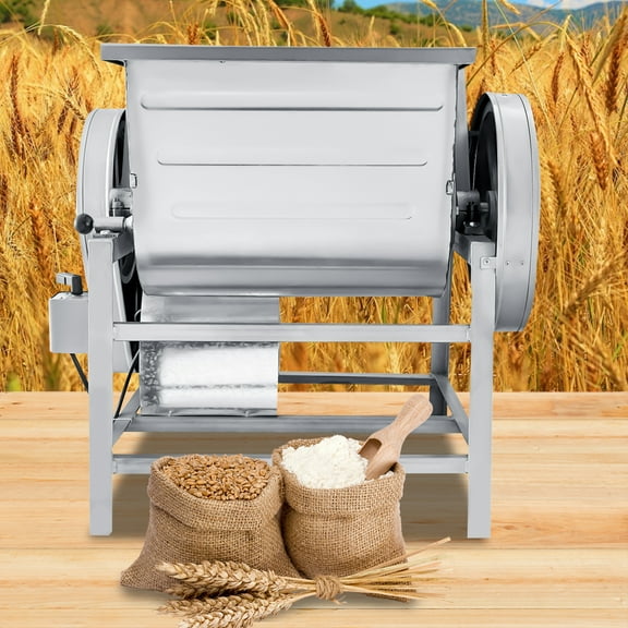 110V High-Efficiency 30 Quart Flour Mixing Machine - Durable 1500W Dough Mixer for Bakeries, Restaurants & Catering