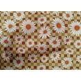 thumbnail image 4 of oneOone Cotton Cambric Brown Fabric Sunflower Floral Quilting Supplies Print Sewing Fabric By The Yard 42 Inch Wide, 4 of 4