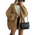 thumbnail image 2 of Women'S Oversized Cardigan Sweaters Fall Long Lantern Sleeve Knit Open Front Sweater Camel M, 2 of 8