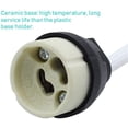 thumbnail image 5 of CHAO 8 portalámparas de cerámica GU10 con conector de cable 2A 250V Adaptador de base de portalámparas GU10 con cables aislados para lámparas LED GU10 CFLS Halo Como se muestra Como se muestra, 5 of 5