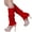 Red, variant on Women's Solid Candy Color Knit Winter Leg Warmers Loose Style Boot Socks