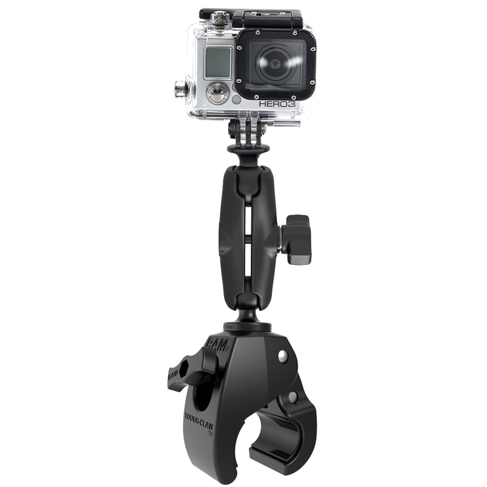 RAM MOUNT MEDIUM TOUGHCLAW MOUNT W/ GO PRO HERO ADAPTER