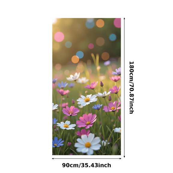 Floral Background Backdrop Banner Colorful Cosmos Flowers Party Decorations Photography Props Garden Parties Outdoor Celebrations Summer Events