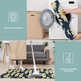 thumbnail image 6 of Darkblue Daisy Flower Yellow Centers Pattern Kitchen Rugs Sets Of 3,Kitchen Runner Rugs Non Skid Washable,Decorative Kitchen Floor Mats for Kitchen,Sink,Laundry,17"x30"+ 17"x47" + 17"x59", 6 of 6