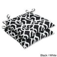 thumbnail image 4 of Pillow Perfect Outdoor/ Indoor New Geo Red Wrought Iron Seat Cushion (Set of 2), 4 of 5