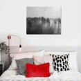 thumbnail image 5 of JRXY  Foggy Forest Wall Art Tree Misty Painting Pictures Prints Nature Landscape Artworks Posters picture 3, 5 of 6