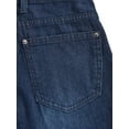 thumbnail image 5 of DYMADE Womens High Waist Denim Jeans Bell Bottom Flare Pants Full Length Trousers, 5 of 6