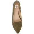 thumbnail image 5 of Journee Womens Mindee Slip On Pointed Toe Loafer Dress Flats, Widths Available, 5 of 10