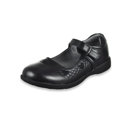 

School Rider Girls Mary Jane Shoes (Sizes 9 - 4) - black 11 toddler