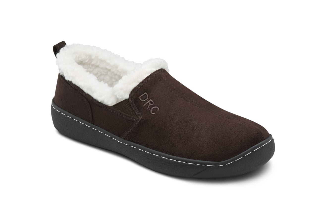 Dr. Comfort Vista Men's Slippers - Chocolate Dr. Comfort Vista Men's Slippers - Chocolate