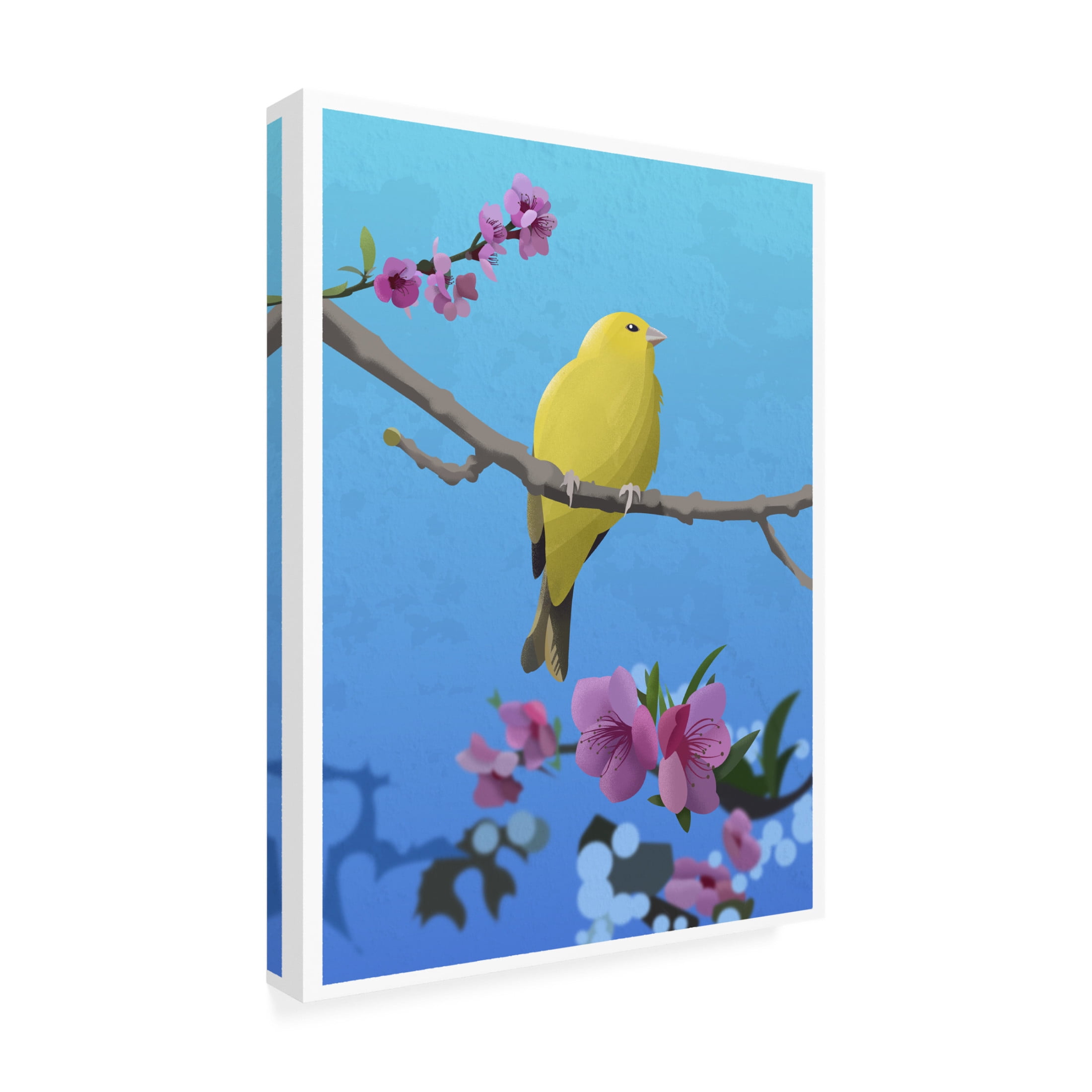 Trademark Fine Art Franco Caballero Goldfinch Canvas Wall Art