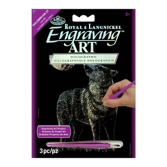 HOLOMIN Series | Engraving Artâ„¢ 5" x 7" Holographic Foil Projects