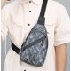 thumbnail image 5 of Bolso de Negocios para Hombre y Mujer | Bandolera Informal | Bolso de Hombro Multibolsillos de Gran Capacidad | Correa Ajustable | Bolso Frontal para Viajes, Fitness y Ciclismo | Gris Azulado, 5 of 6