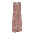 thumbnail image 5 of Nmnitkp Maxi Dresses for Women 2026 Summer Dress Casual Dress Gradual Sleeveless Neck V-Neck Long Dress, 5 of 5