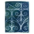 thumbnail image 2 of Green, Nancy 15x18 White Modern Wood Framed Museum Art Print Titled - Wrought Iron Cyanotype II, 2 of 4