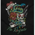 thumbnail image 2 of No Regrets Skull Snake Rose Tattoo Plus Size Graphic Tank Top Brisco Brands 2X, 2 of 5