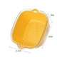 thumbnail image 1 of Juego de cestas de plástico de doble capa para lavar verduras | Colador y tazón apilables de 6 piezas para escurrir frutas, pasta y ensalada | Almacenamiento de cocina que ahorra espacio para, 1 of 2