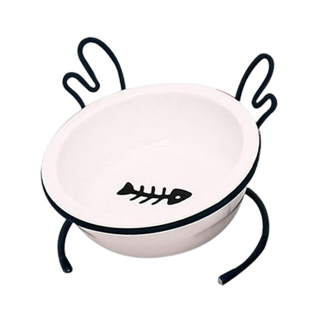 Tazón de comida individual Perfecl para mascotas cerámica 13 cm x 10 cm