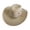 Beige, variant on Men's Panama Sun Hat, Wide Brim Straw Hat for Beach, Outdoor Activities, and Summer Sun Protection, Classic Fedora Style with UPF Rating and Adjustable Fit Khaki
