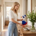 thumbnail image 6 of 7 Inch Desk Goose Outfits, Independence Day Themed Felt Costume, Cute Dress Up Accessory For Magnetic Desktop Goose Statue Decor (A#), 6 of 7