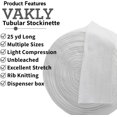 thumbnail image 2 of PinesC Tubular Bandage - 3 Inches Wide by 25 Yards Long– Comfortable Under Casting – Pre-Wrap Compression Padding with Excellent Stretch for Arms, Legs and Knees (3 INCH) 3 Inch (Pack of 1), 2 of 5