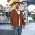 thumbnail image 6 of HAOMEILI Men's Long-Sleeve Soft Touch Cardigan Sweater, 6 of 7